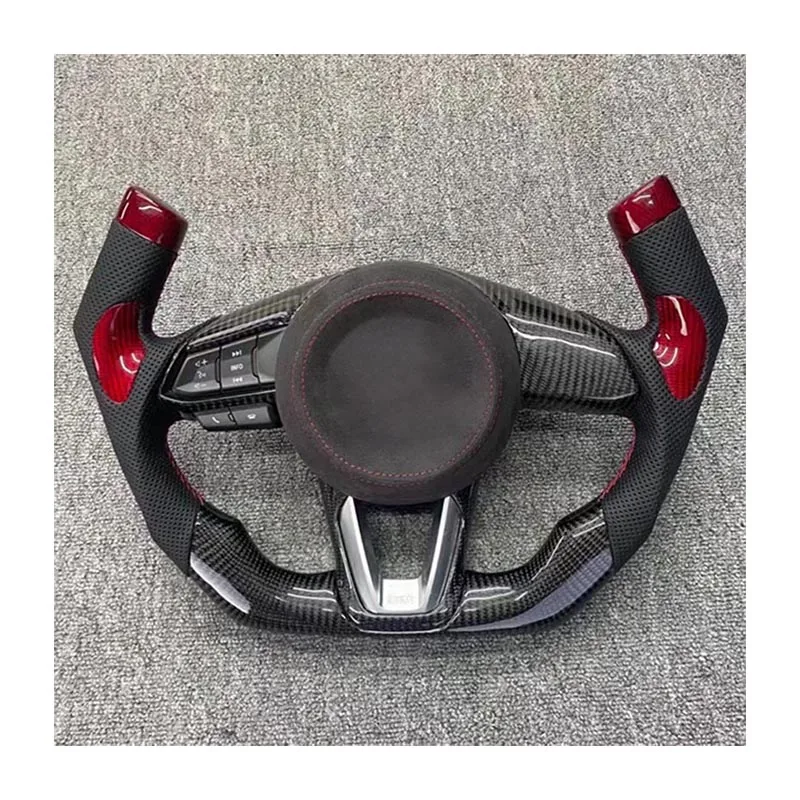 Racing custom car interior accessories carbon fiber steering wheel for Mazda 3 Mazda 6 cx5 rx8 mx5 cx9 cx30