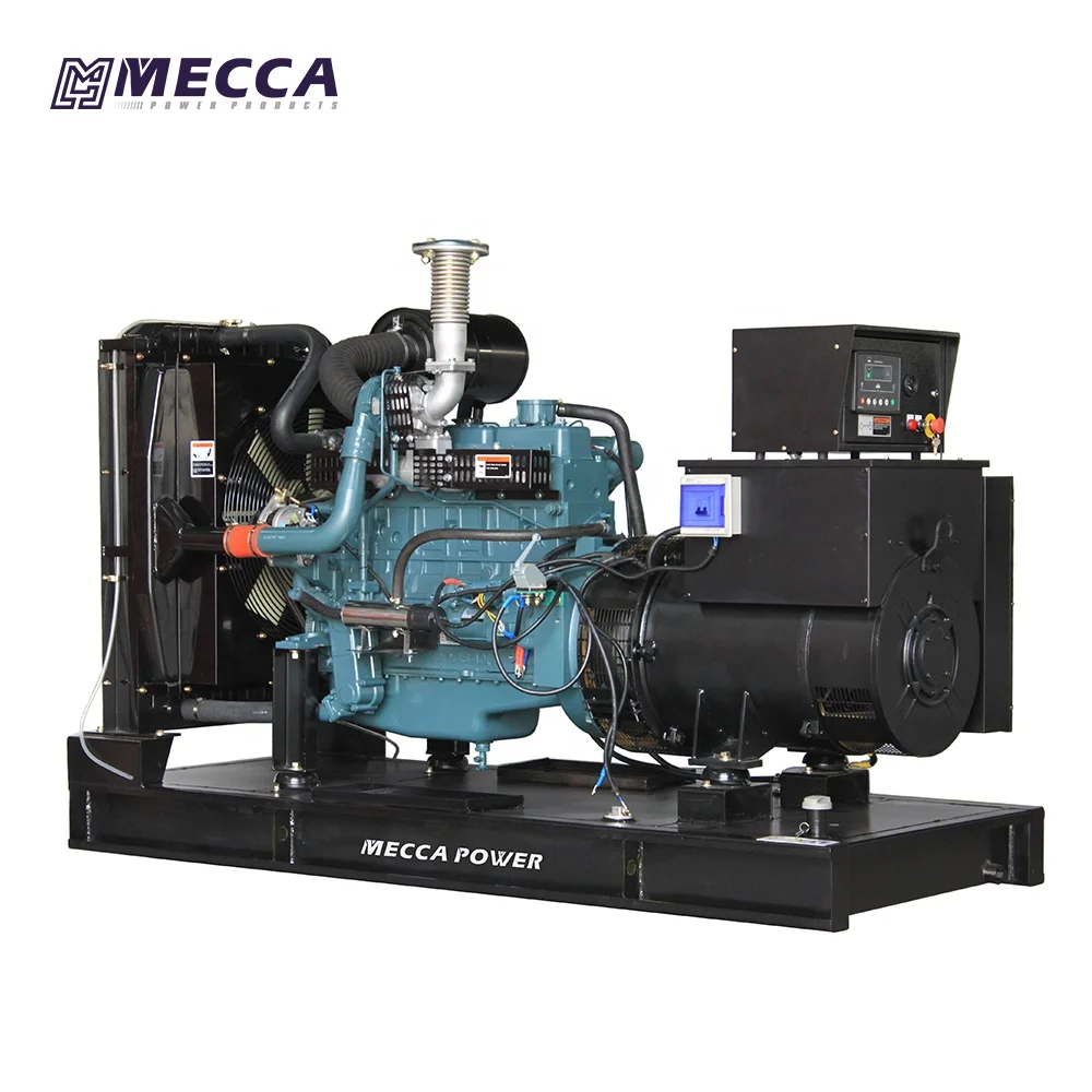 180Kva 50Hz 4 Cylinder Open Frame Low Noise Automation Type Diesel Generators