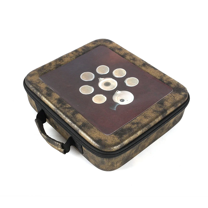 OEM профессиональный производитель EVA PU углеродистая твердая оболочка небольшой переносной дорожный чехол на молнии с мягкой резкой пенопластовой вставкой упаковка