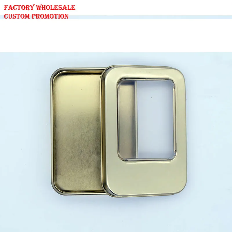 
Candy Mints Jewelry Ear ring cufflink USB Packaging gift Window Tin Box band aid tin box orgnizer storage box organizer estuche 