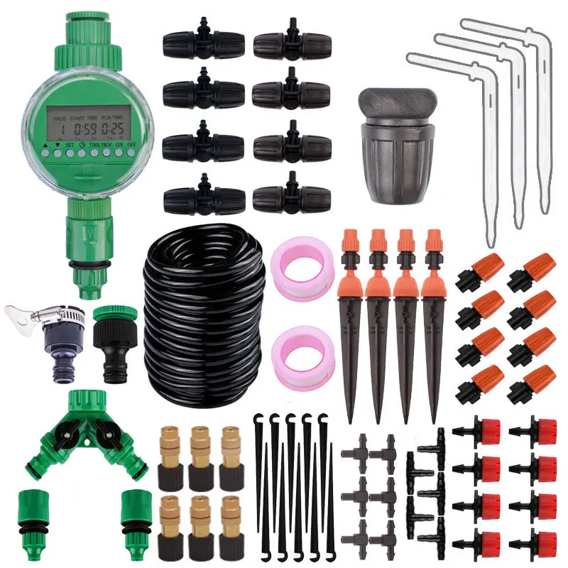 Automatic Irrigator Set DIY Watering Flower Watering Timer Cooling Spray Drip Irrigation System Controller