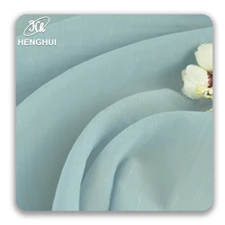 Irregular stripe bright silk organza polyester organza fabric wholesale breathable skirt blouse dress fabric