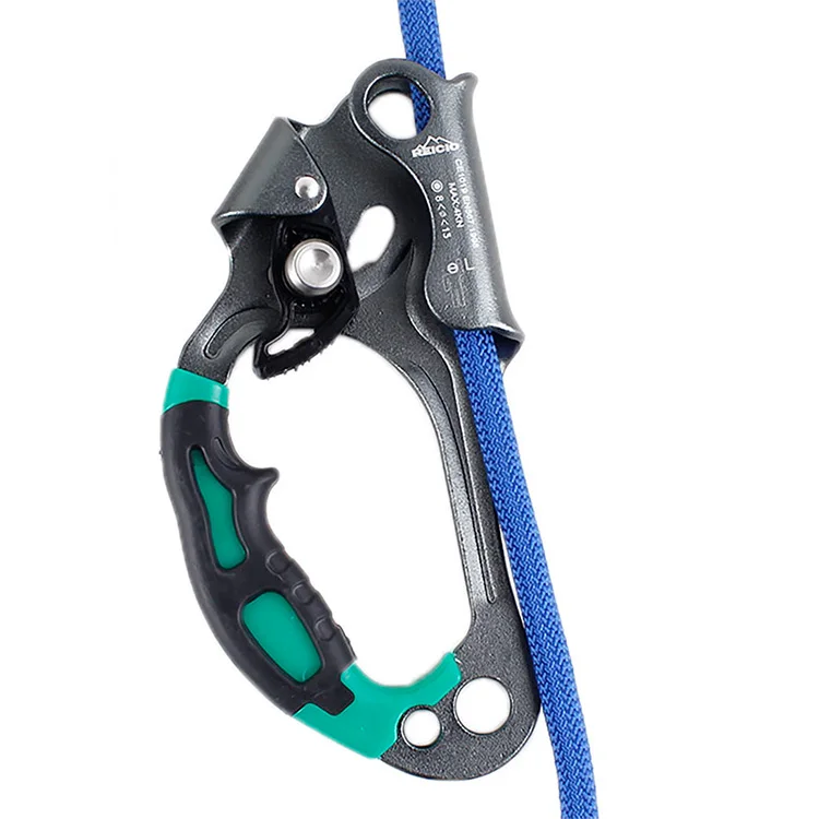 Rock Climbing Equipment Left Hand Climbing Rock Ascender For Mountaineering