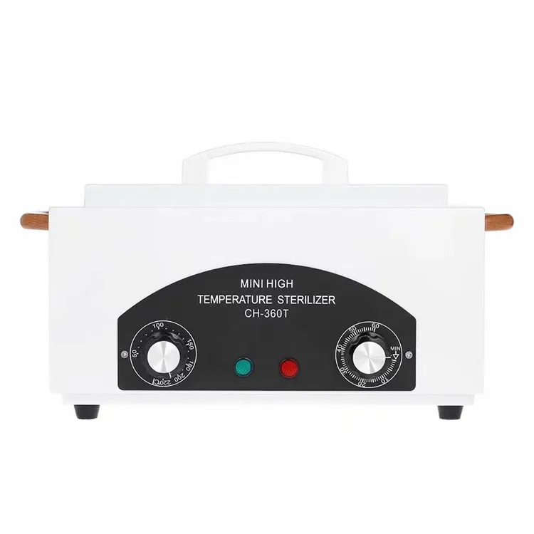 Dry Heat High Temperature Sterilizer Nail Tools Hot Air Disinfection Cabinet Manicure Pedicure Salon Machine