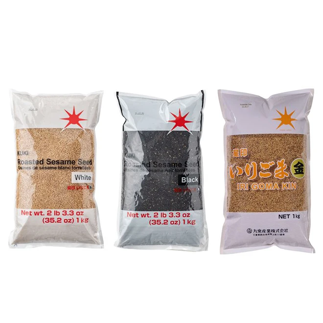 Жареные кунжутные семена, высокое качество, Японские семена, халд, экспорт Жареного Кунжута, 1000 г