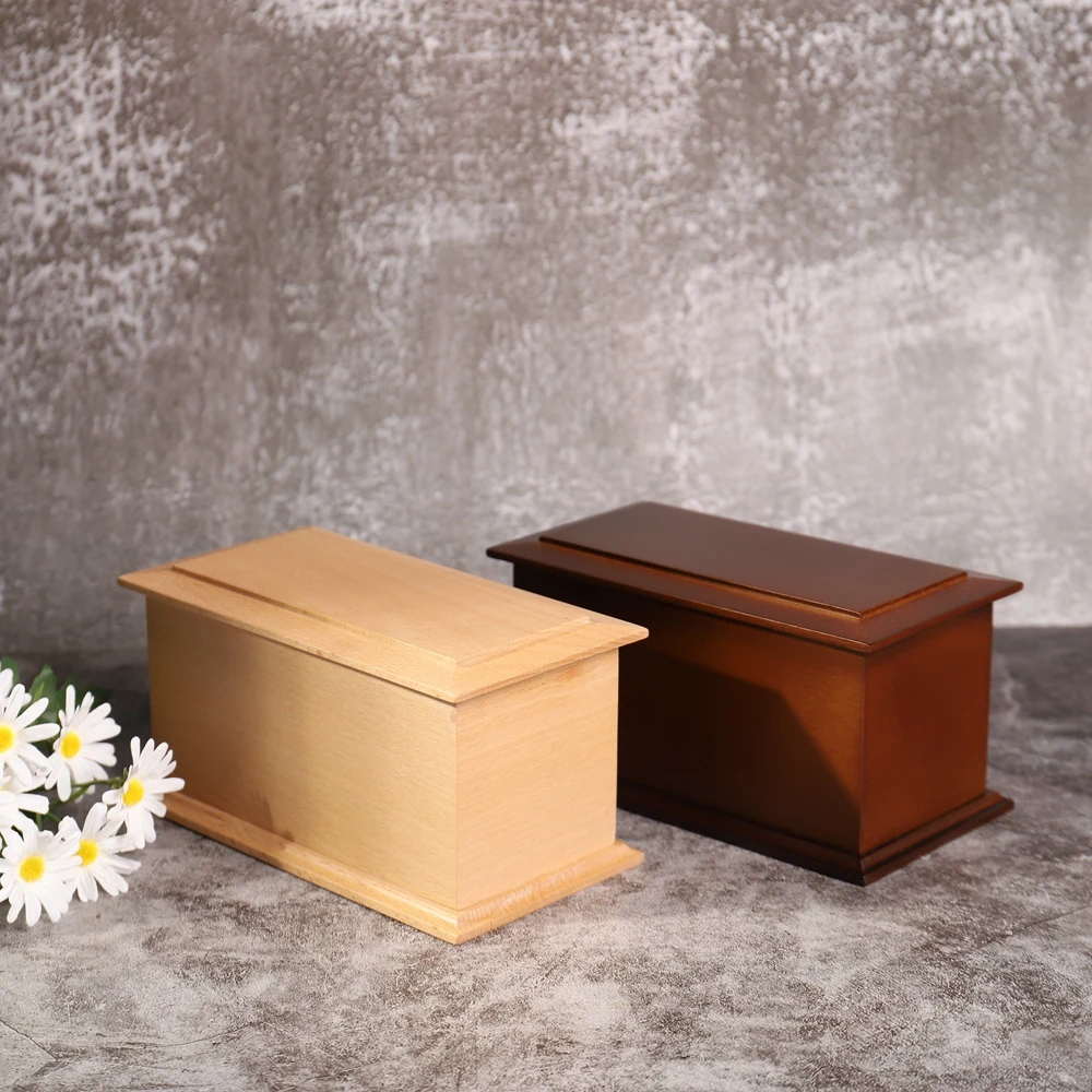 Factory Direct Memory Pet Product Wholesale Funeral Supplies Bone Ash Urn Coffins and Caskets