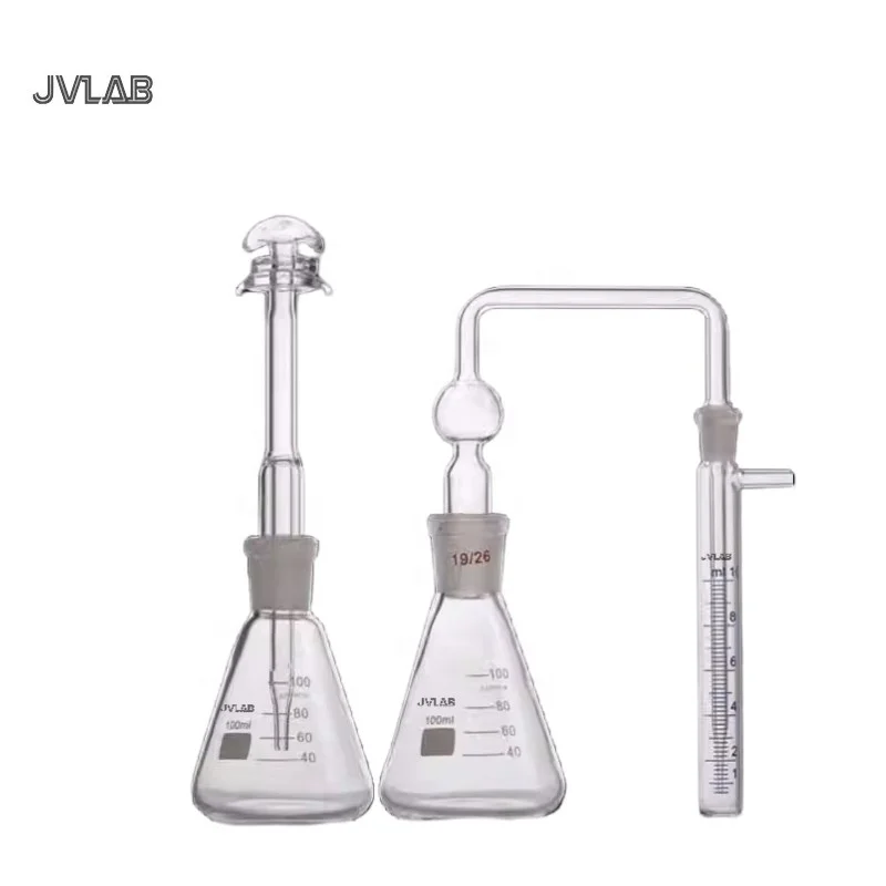Glass Gutzeit method Arsenic Limit Test Distillation Apparatus for Lab 100ml 150mL Laboratory Glassware