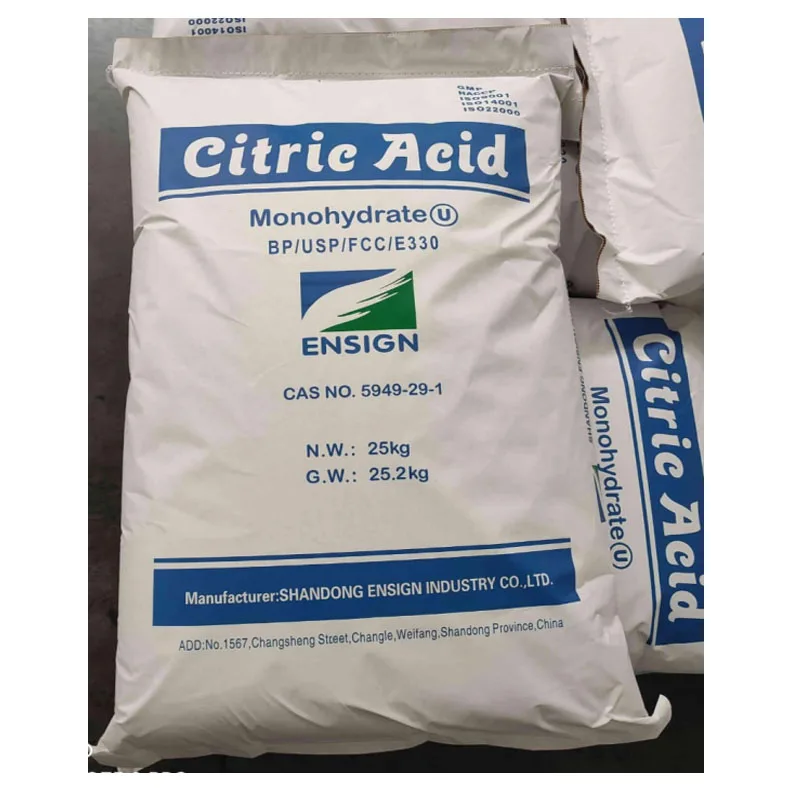 Citirc acid quick delivery in supply of TTCA ENSIGN LEMON STAR RZBC TAIHE citric acid monohydrate anhydrous in supply