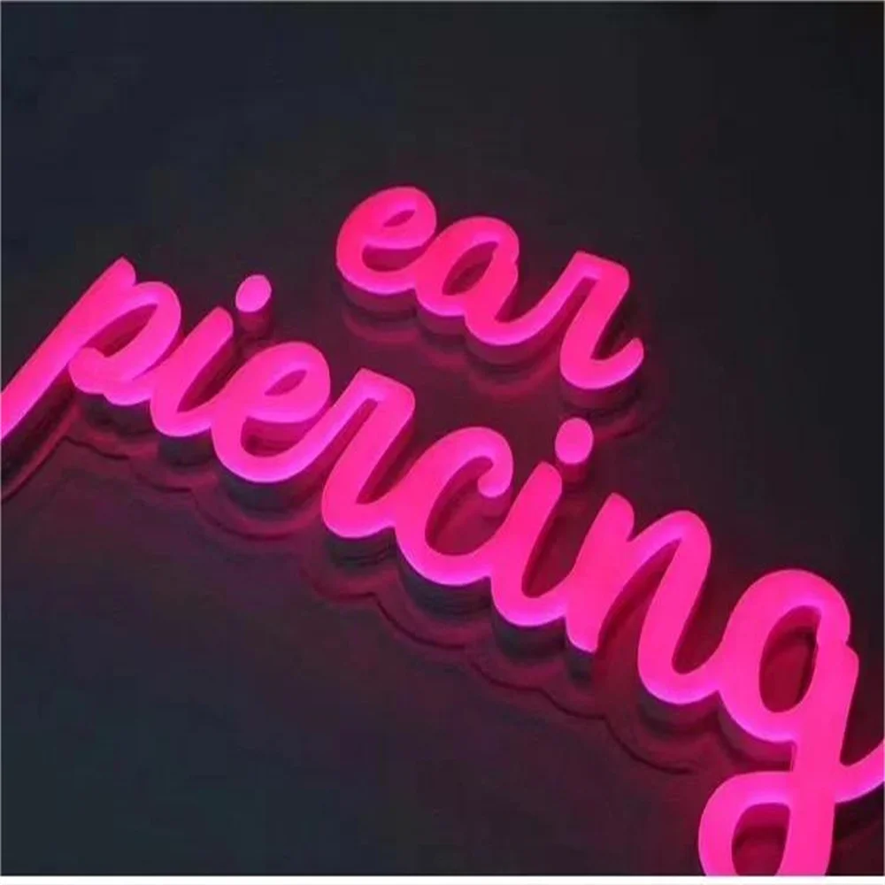 Custom Barbie Colorful Logo Business Indoor Outdoor Acrylic Letters Electronic Signs 3d Channel Letter Sign Acrylic Neon Sign