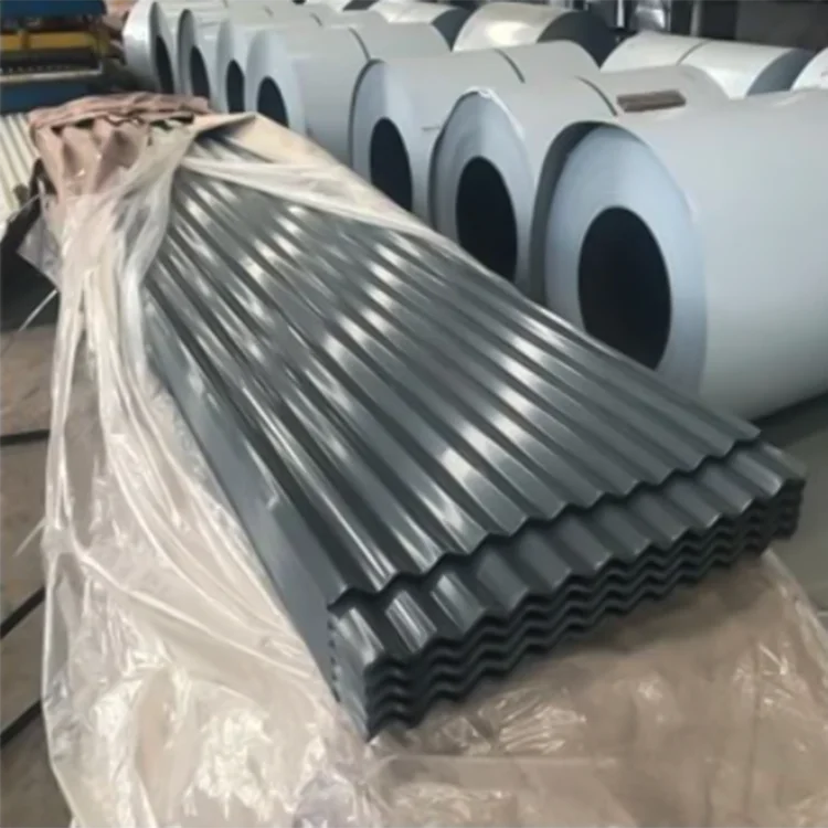 0.3mm 0.5mm Thick Models Z100 Z120 DX51D DX52D DX53D Metal Corrugated GI Galvanized Steel Roof Panel Sheet