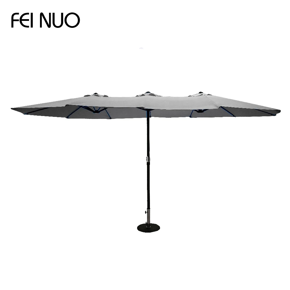 Двойная крыша, наружный алюминиевый солнцезащитный зонтик для отеля, сада, бассейна, зонтик для патио, Малайзия