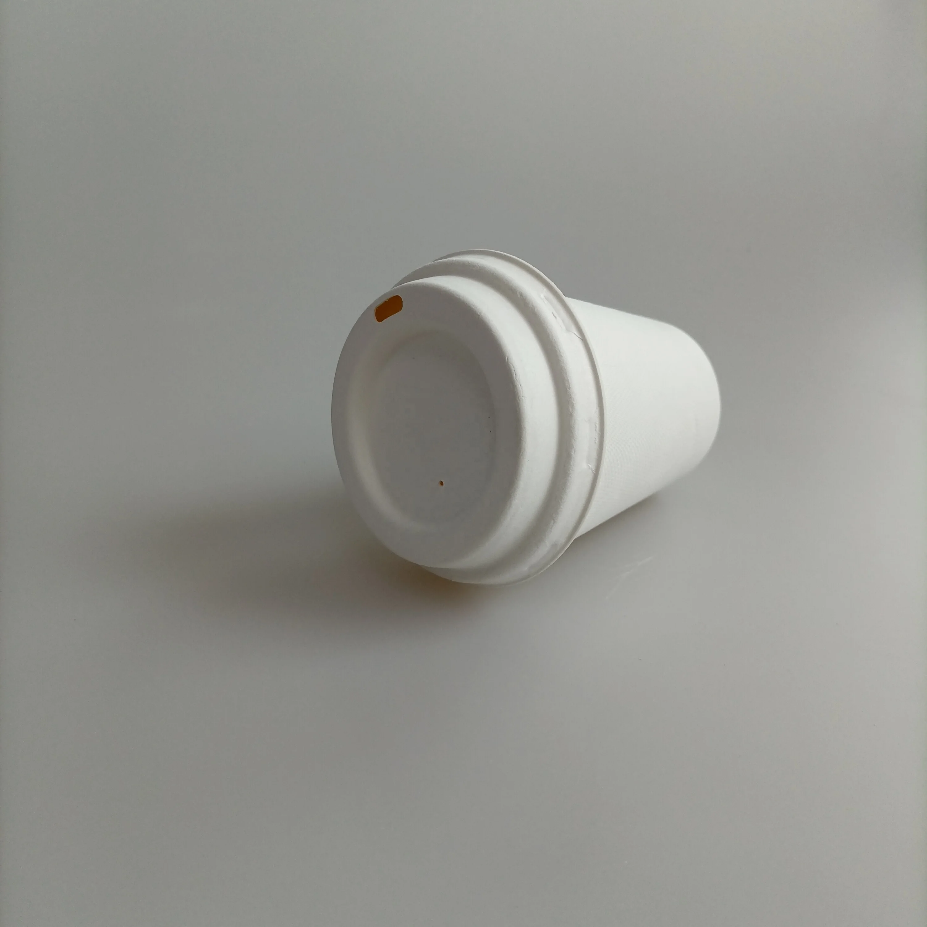 Hot Coffee Paper Cup With Bagasse Compostable Disposable Biodegradable Cups With Lids 12Oz Compostable Coffee Cups Lid