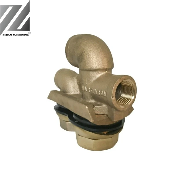High Strength Customized OEM No Lead Brass Double Hole Pitless Adapter for Pump Accessories