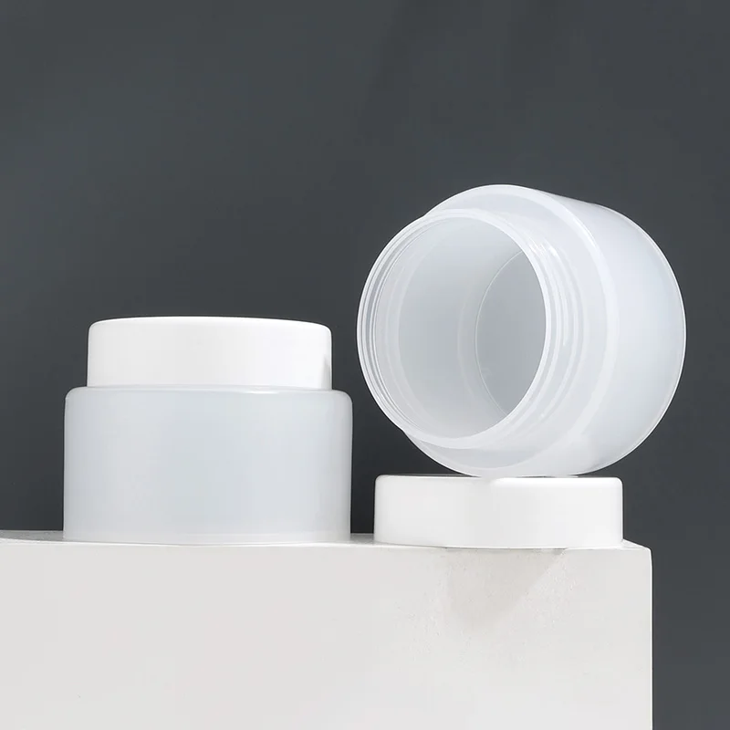 10g 30g 50g 100g 200g 250g Private Label Empty Recycled Wide Mouth Container Airtight Body Face Cream Plastic Cosmetic Jars
