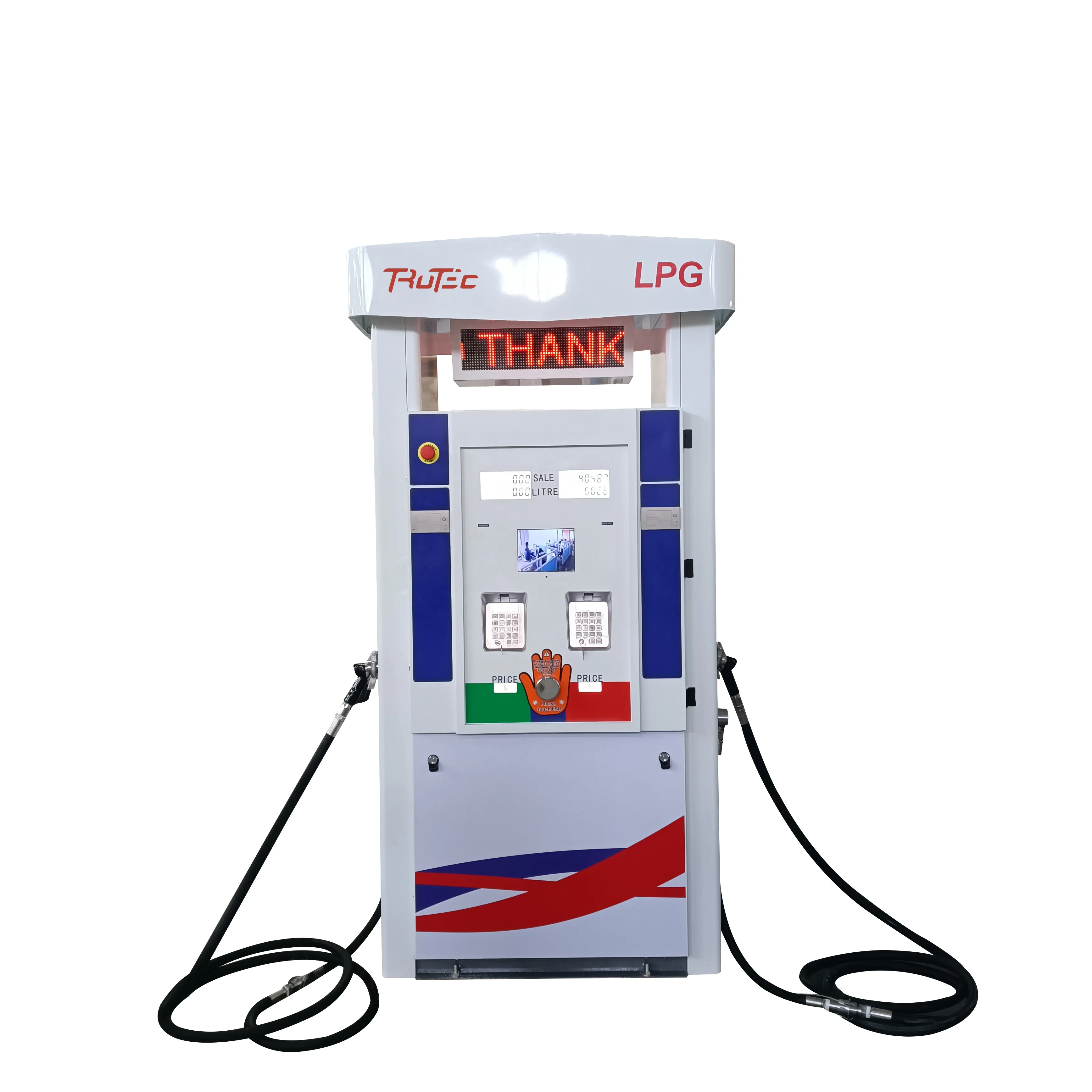 С рекламным телевизором светодиодный дисплей LPG диспенсер