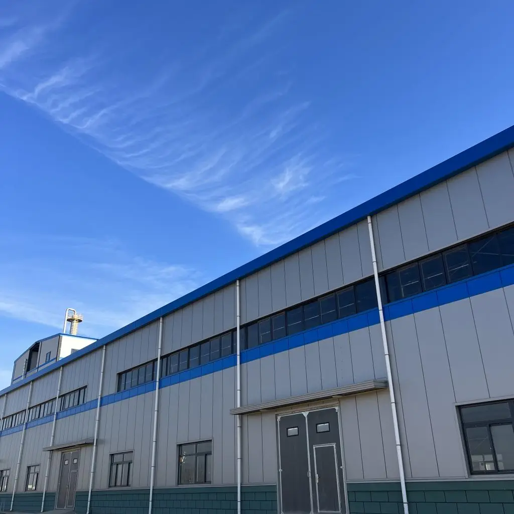 industry furniture storage warehouse industry steel portal frame warehouse PU sandwich panel warehouse