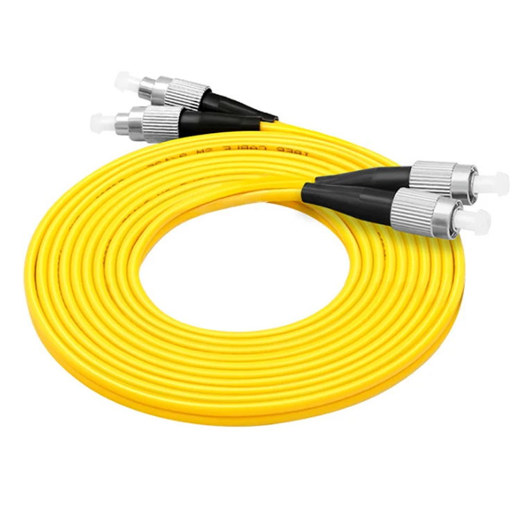 1 M Duplex FC Singmode Cables  g.652 cable Patch Cords For LAN