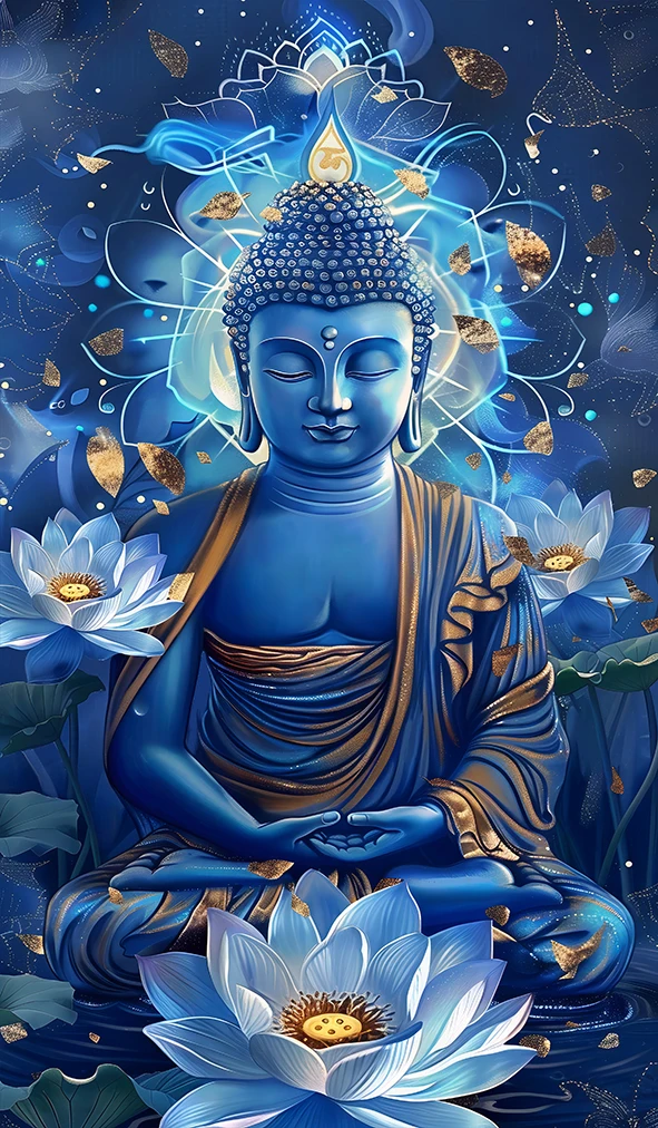 Wholesale Wall Art Canvas Painting Buddha Religious Poster Luxury Simple Wall Painting Living Room Home Decorative Painting