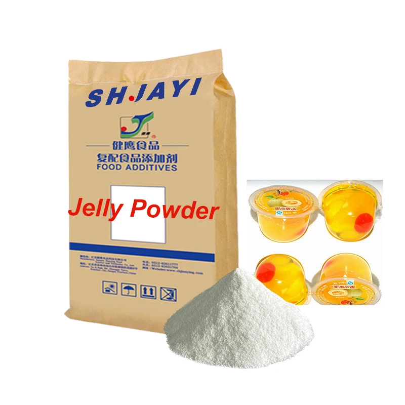 Halal Compound Thickener Stabilizer Jelly Powder Carrageenan E407 For Making Raspberry Flavor Jelly
