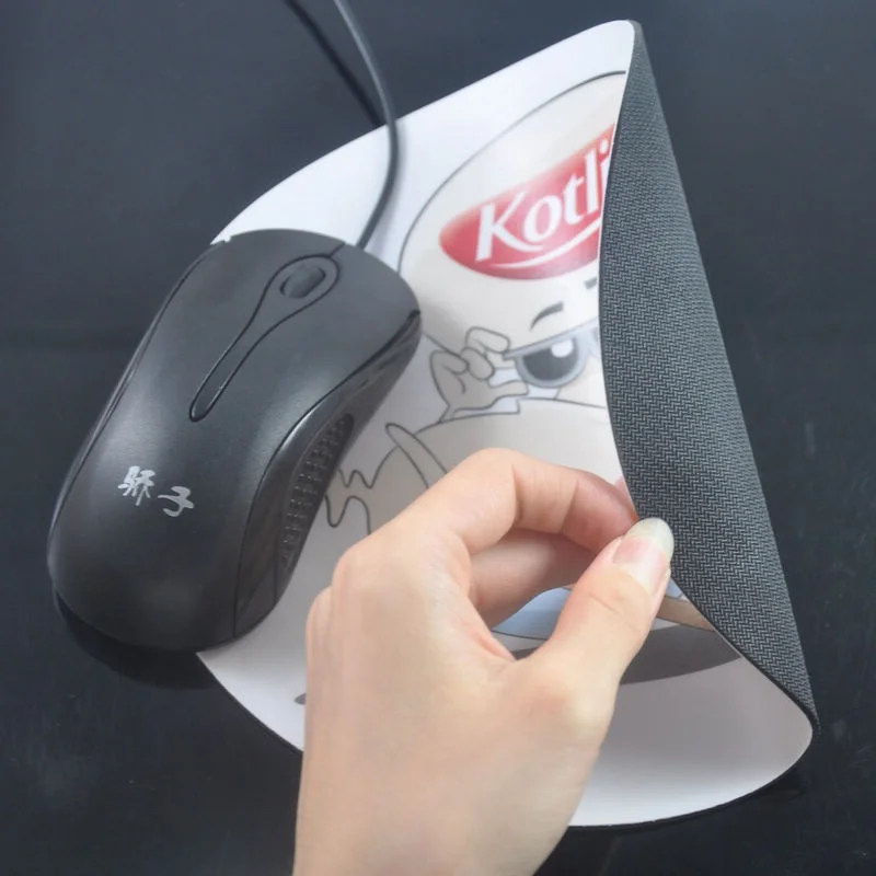 Полноцветный Печатный дешевый крафт-резиновый коврик для мыши