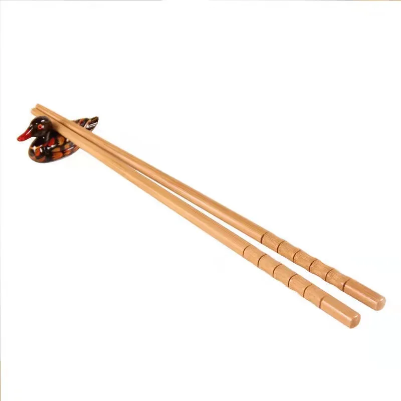 high quality Natural Bamboo Wooden Gourd vase shape bamboo Chinese reusable chopsticks