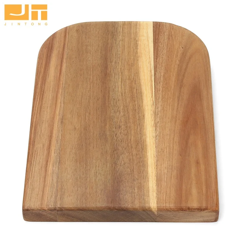 Rocker Tools Mezzaluna Knife and Cutting Board Set Wooden Chopping Board Bowl