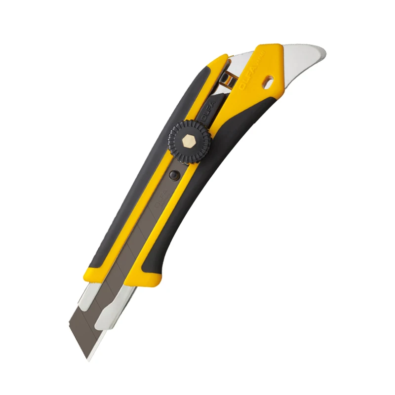 OLFA Ratchet-based locking system 18mm L-5 Fiberglass Utility Knife with Multi-Pick