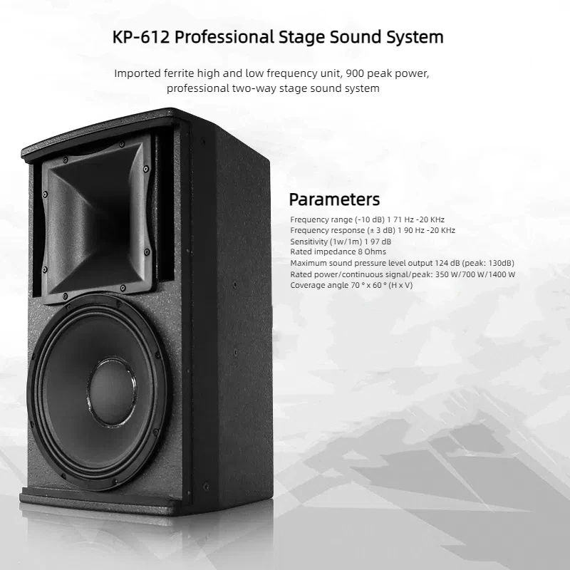 High quality professional KP612 Karaoke sound system stage performance speakers KTV Karaoke complete audio system
