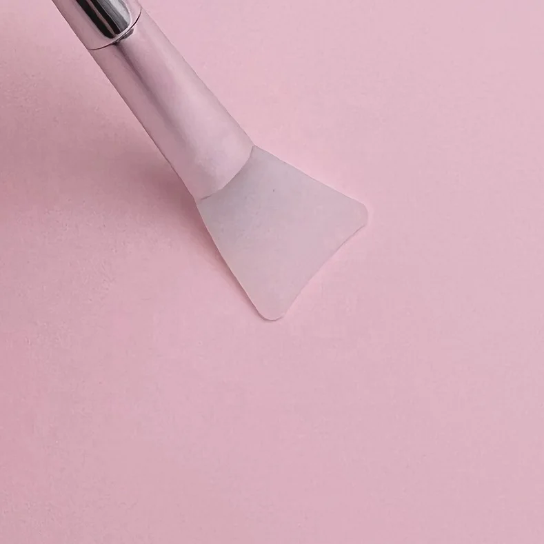 2024 Custom Logo Beauty Makeup Cosmetic Scoop Silicone Mask Face Cream Mixing Spatula Spoon