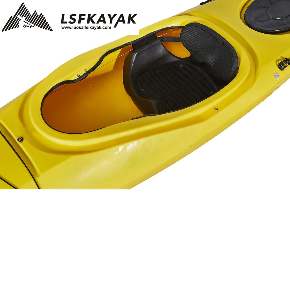 LSF Single Seat One Person 12FT Racing Sit in Canoe LLDPE Plastic Kayak