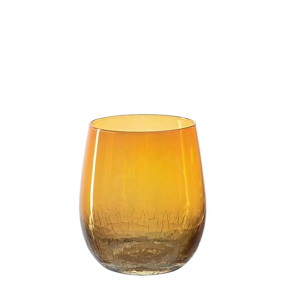 Samyo Wedding Home Goods Handmade Ice Crackle Wine Glass