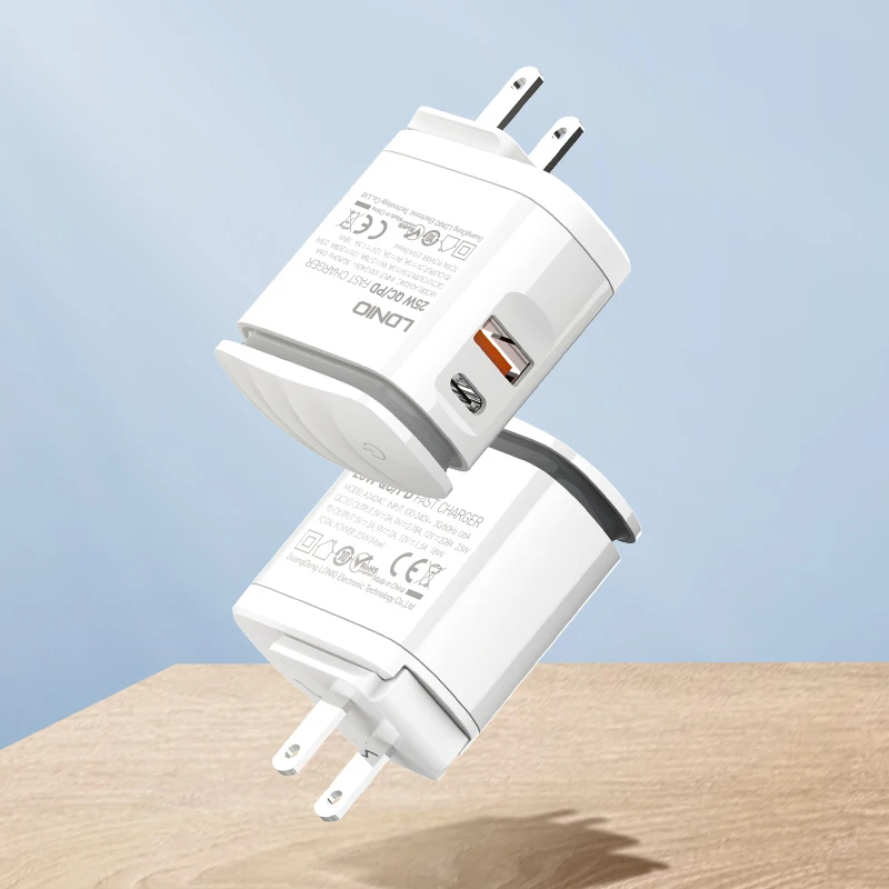 LDNIO New Type A2423C Hot Sale Wholesale Charger PD25W QC3.0 UK/US/AU  LED Lamp & Fast Charger