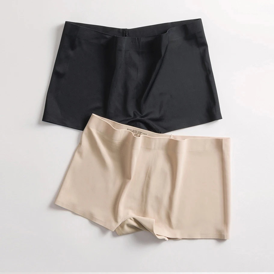  В наличии женское нижнее белье на заказ боксеры Boyshort бесшовные ледяные шелковые трусики женские удобные