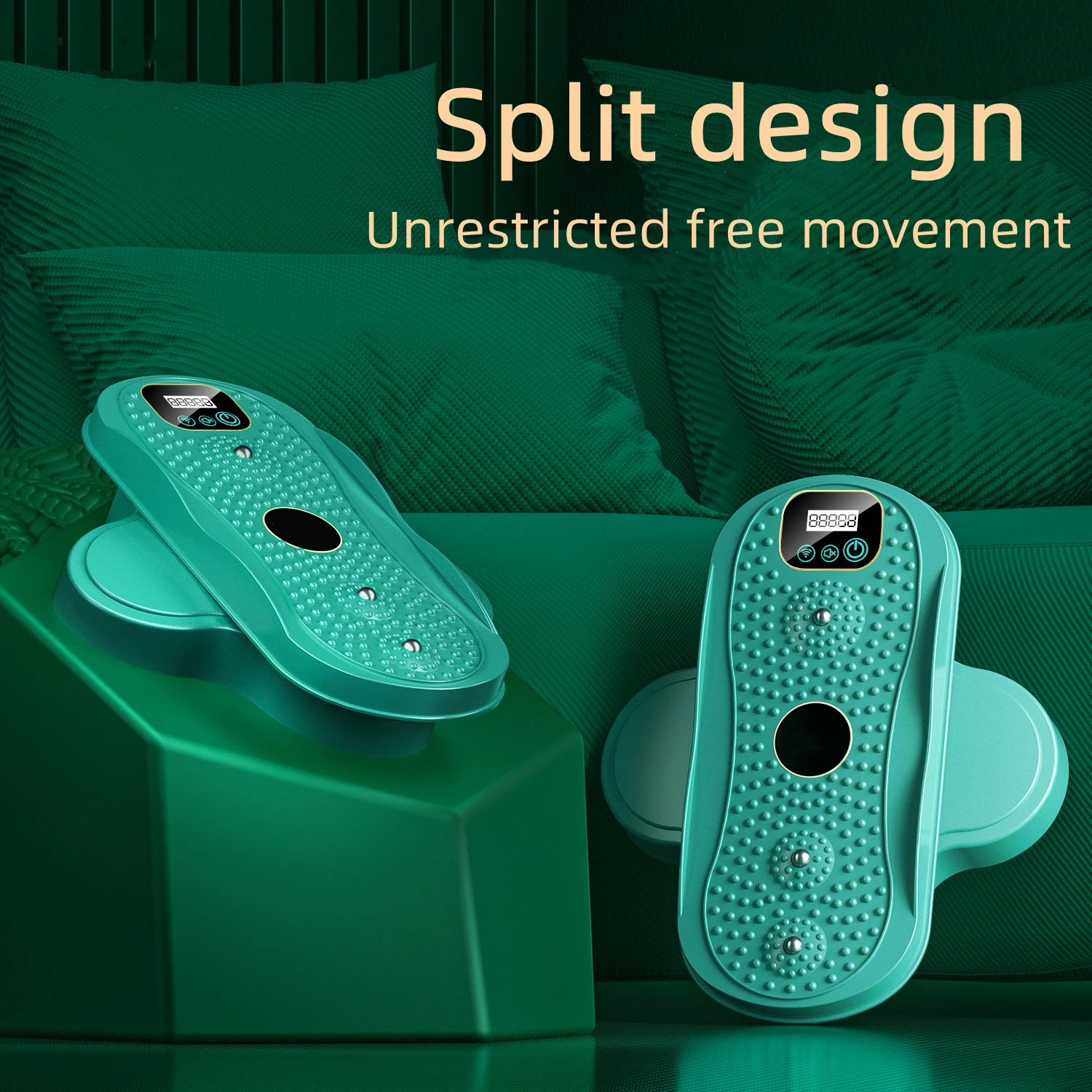 A new generation of aerobic exercise twisting step whole exercise noiseless abdominal muscl Split twist lumbar disc