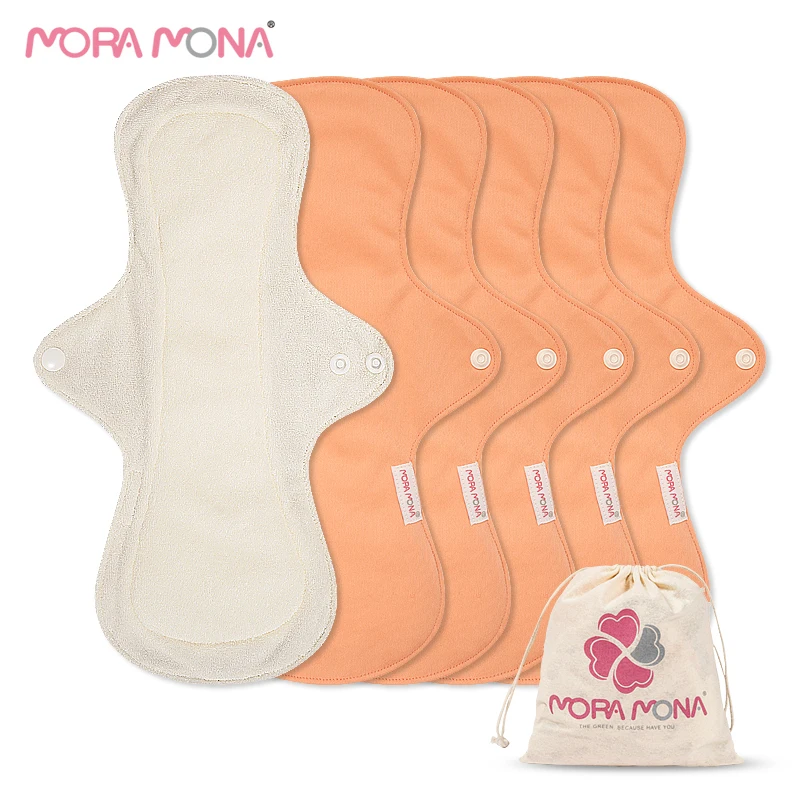 Мягкая дышащая прокладка для салфеток Mora Mona, моющаяся многоразовая прокладка для гигиенических салфеток