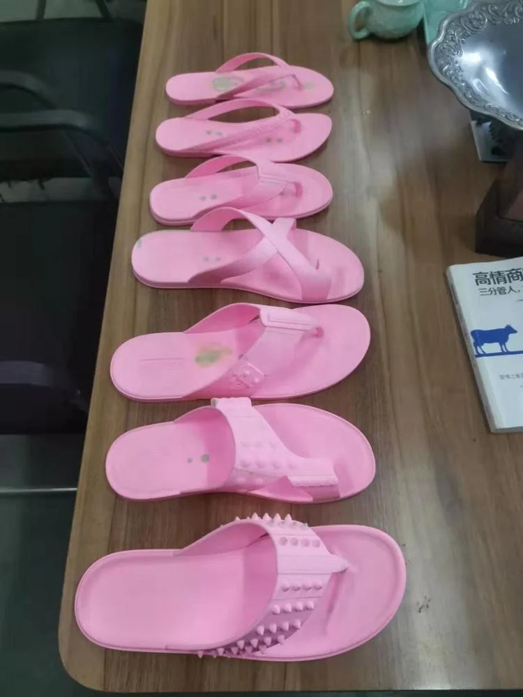 expanded pvc slipper injection mould for Peru Mexico south america using rotary machine