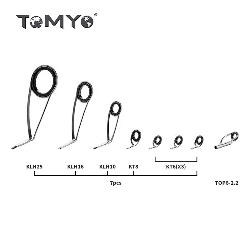 Набор направляющих для удочек ToMyo KLH25 Diy ремонтные детали