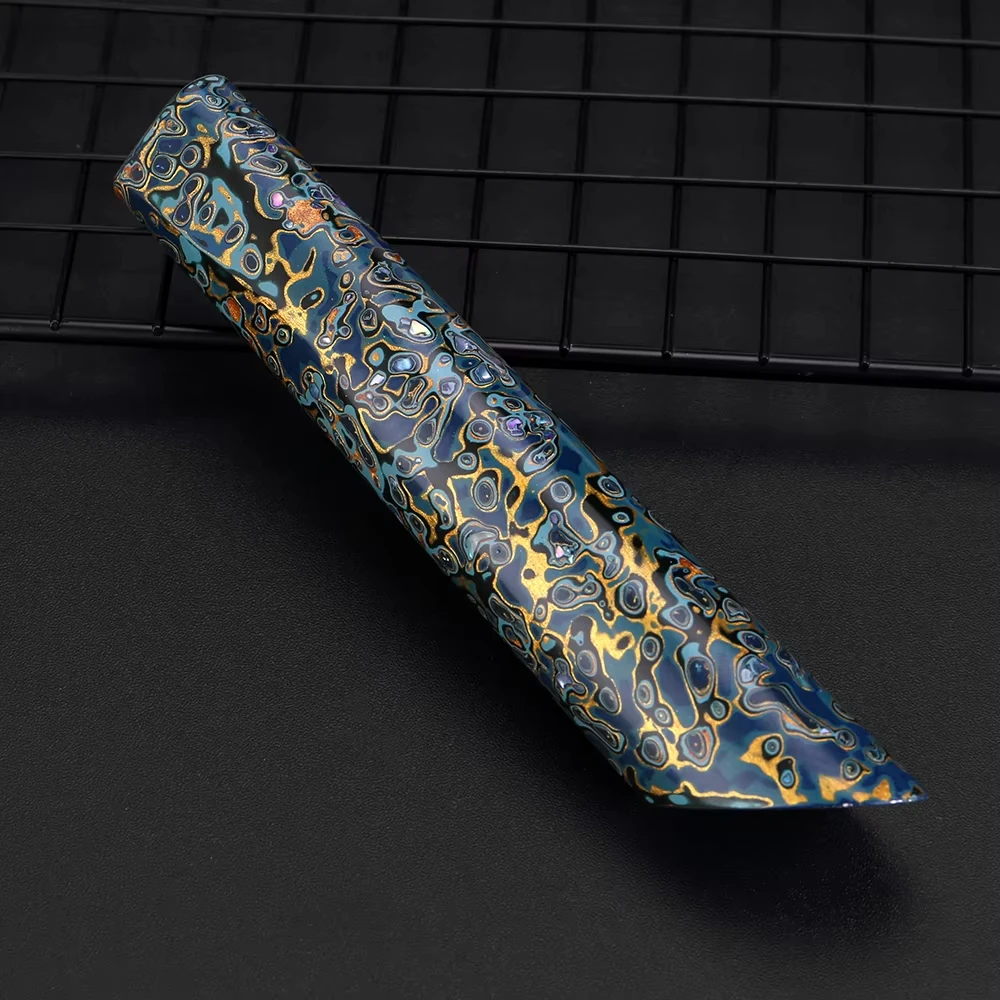 High-quality kitchen knife handle Chinese traditional lacquer handle chef knife without blade handmade DIY kitchen accessories