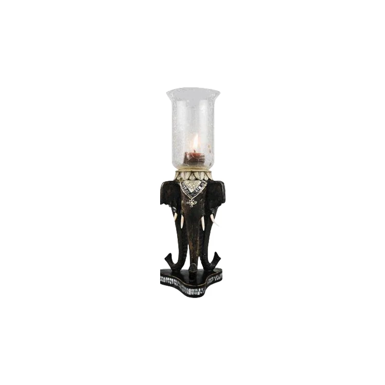 Resin Polychrome Statues The Wooden Carving Resembles A Glass Candlestick Modern Resin Sculpture
