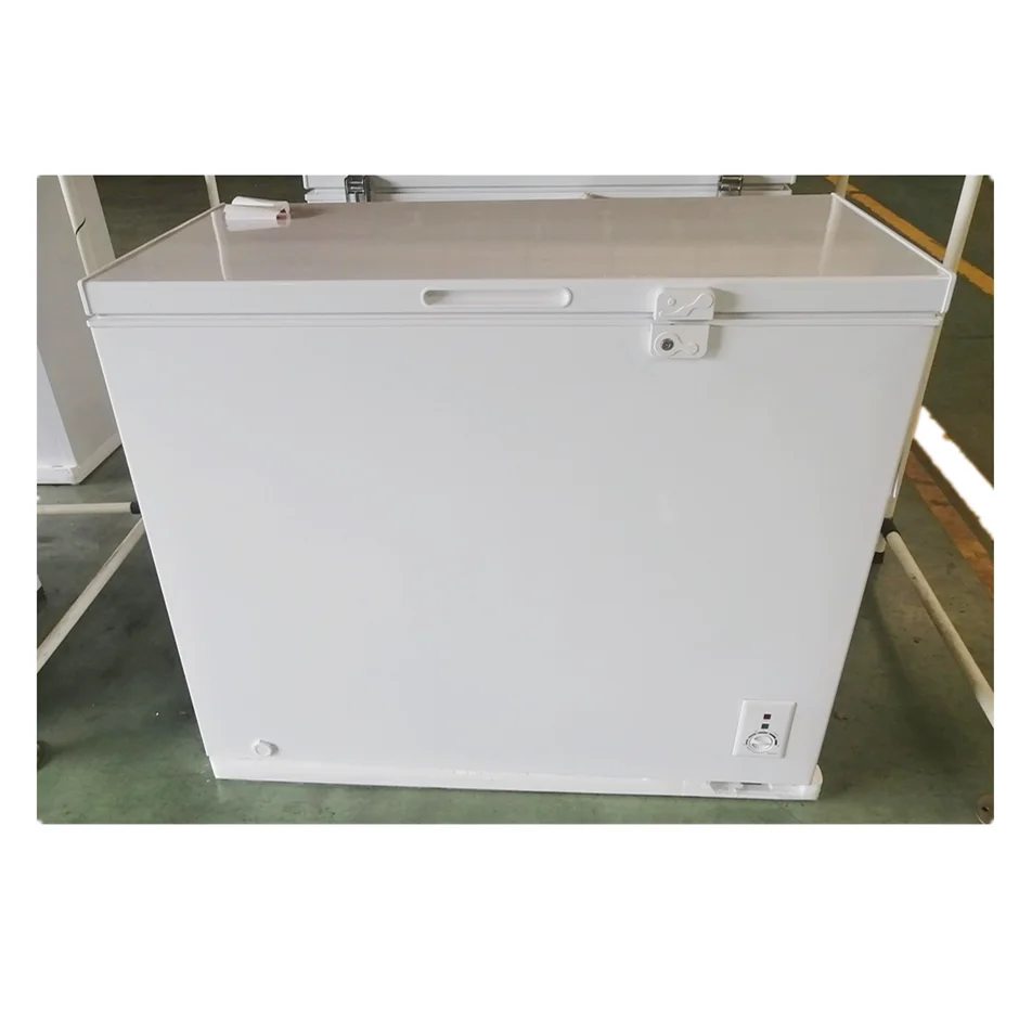 Refrigerator&Freezer Switchable Latin America Hot Sales Chest Freezer with Gray/Sliver Color