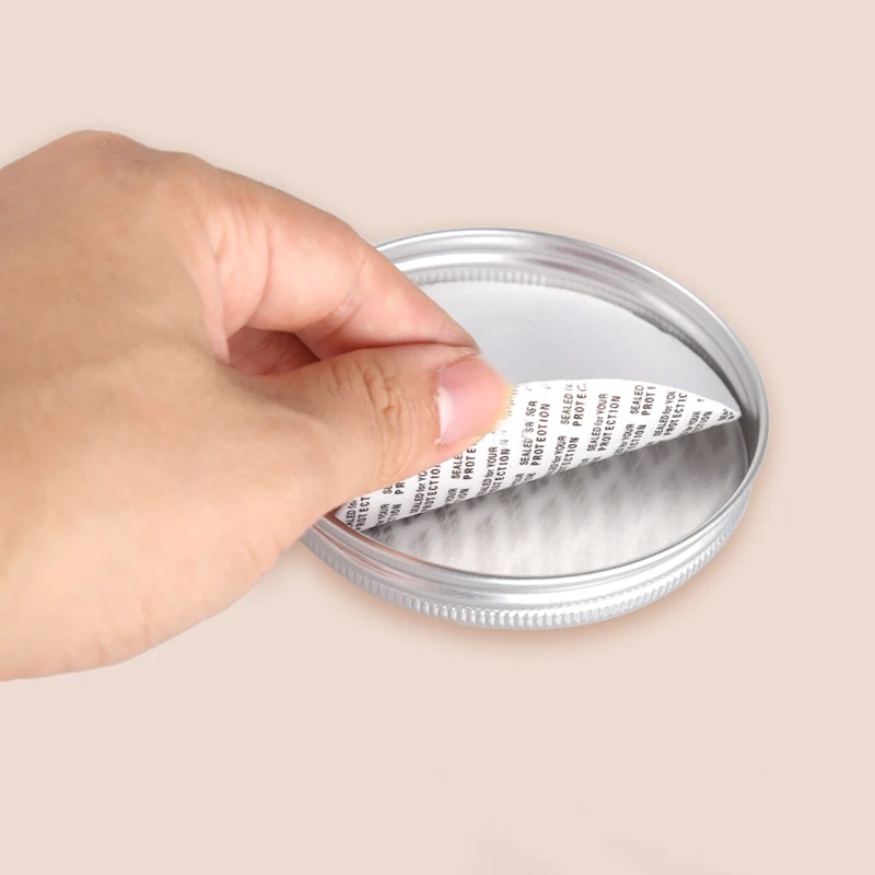 1000pcs/batch 50mm Self-adhesive foam pressure sensitive gasket seals pad cap liner for PP PET PVC PS ABS glass bottles