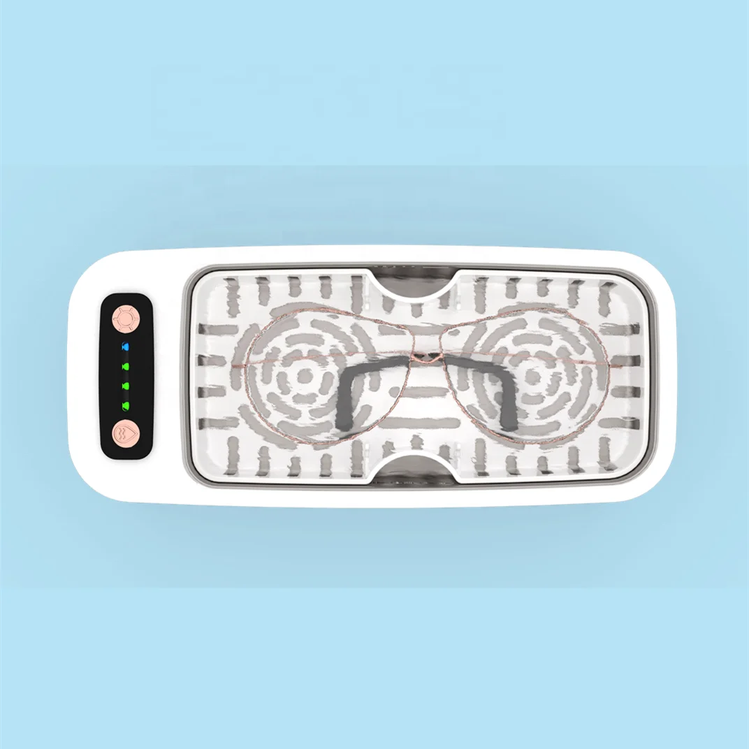 Hot Sale Portable New UV Lamp Household 400ml Jewelry Watches Glasses Ultrasonic Cleaner
