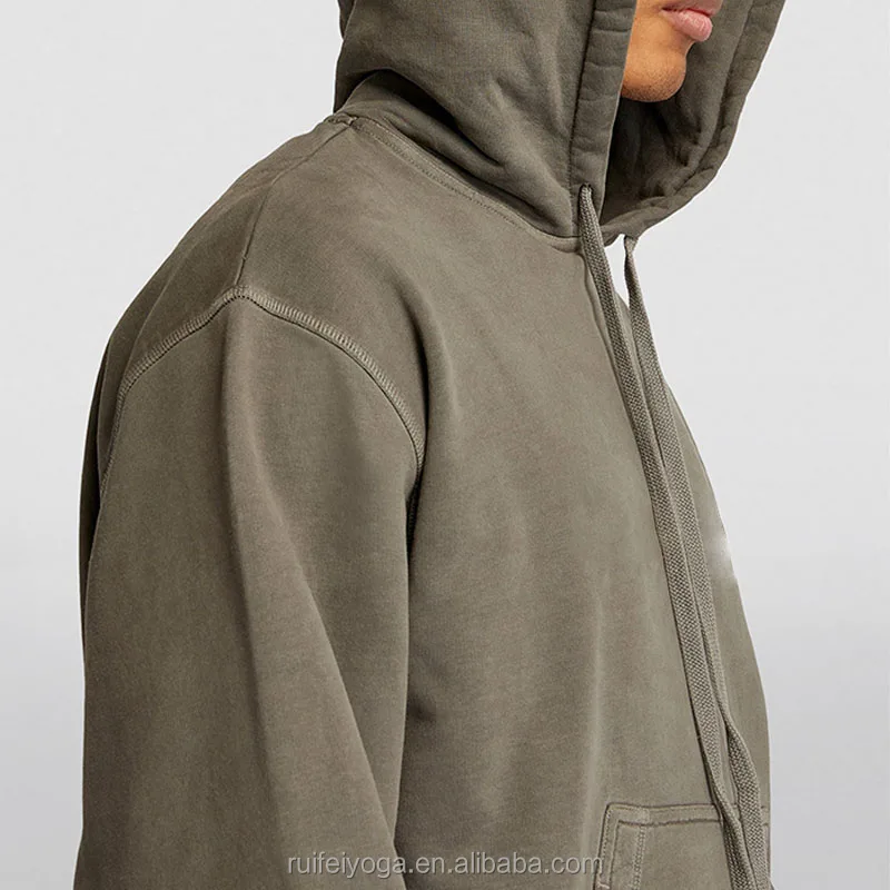 Sustainable Eco Friendly Bamboo Hemp Men Hoodie Streetwear Pullover Recycled Clothing Vintage Fleece Organic Cotton Hoodie