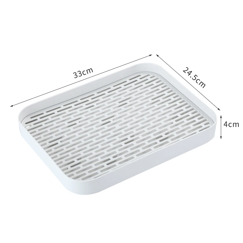 
Kitchen sink rectangle deepen serivce tray cup dish plastic drain pan for household 