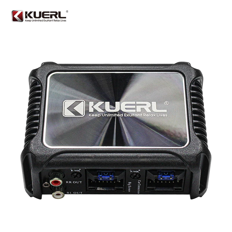 Новый 4-канальный класс AB автомобильный аудио усилитель процессор DSP для Android большой экран