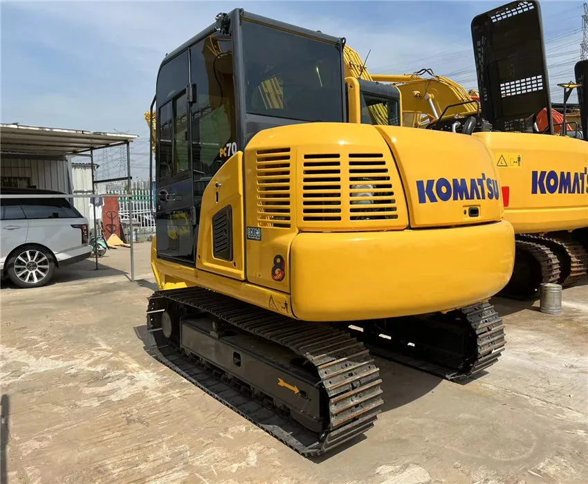 second hand used komatsu crawler excavator pc70 in good condition