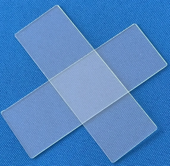 GLS 7101 7105 medical laboratory microscope slides Prepared Polished Frosted ground borosilicate glass slides