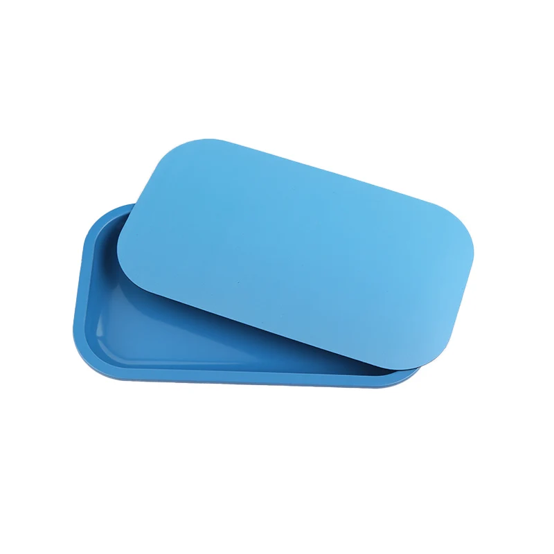 Wholesale 27*16CM Metal Rolling Tray With Lid Single Color Customized Logo Tobacco Smoking Accessories Tray