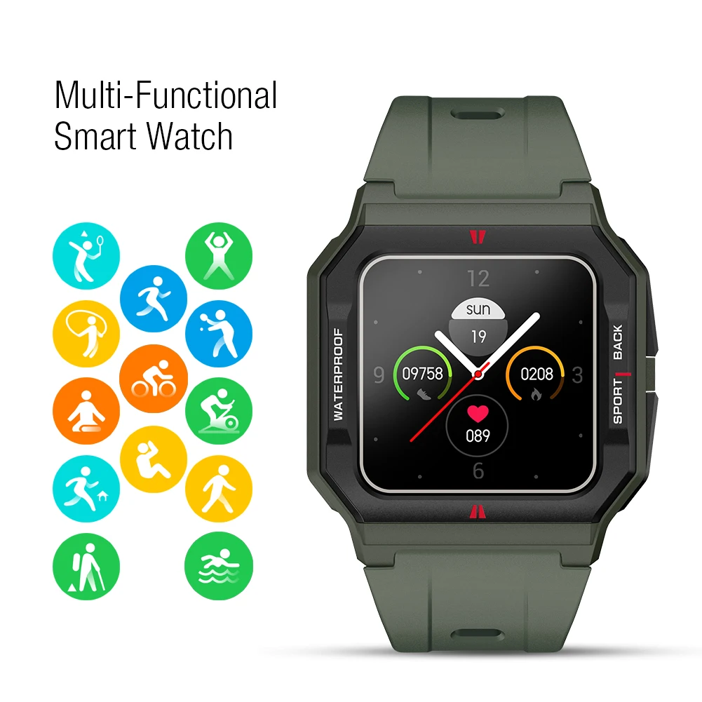 Bobo bird new product IP68 waterproof rating smart watch 2021 customized dial board china smart watch 5 day long battery life