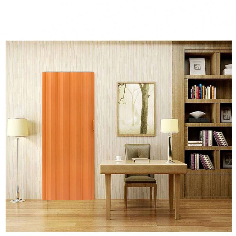 Bright luster folding door of pvc of 12mm thickness with rigid hinge